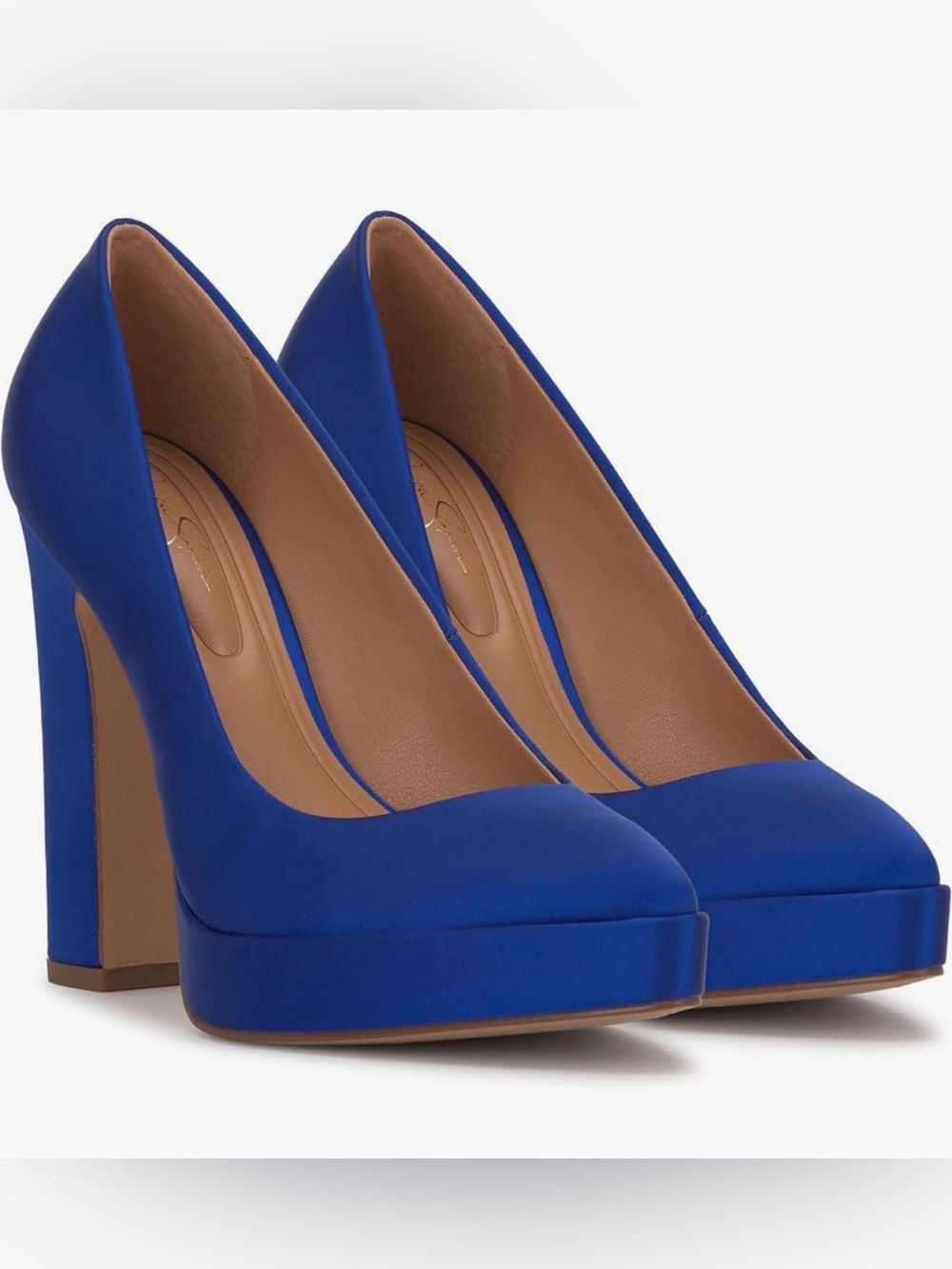 Jessica Simpson Royal Blue Platform Pump Heels - Brand New (Size: 5)